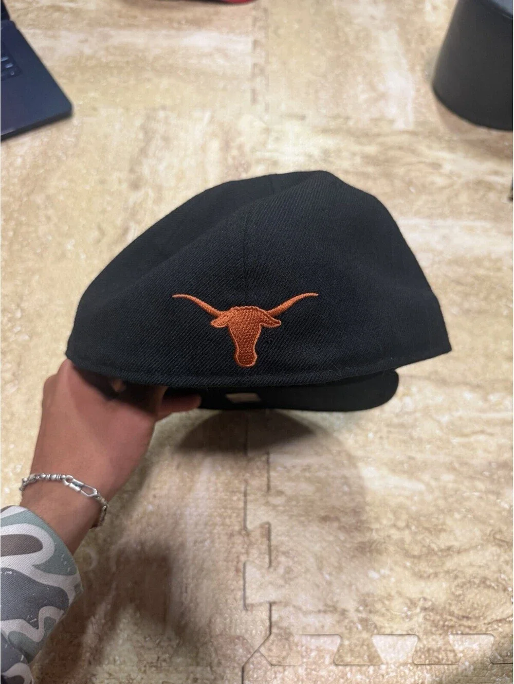 New Era University Texas Longhorns Hat Fitted 7 3/8 READ